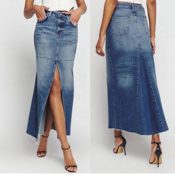 Reformation Tazz Denim Skirt - Picture 2 of 6